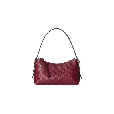 GUCCI GG EMBLEM SMALL SHOULDER BAG ‎847450 (22*14*8cm)